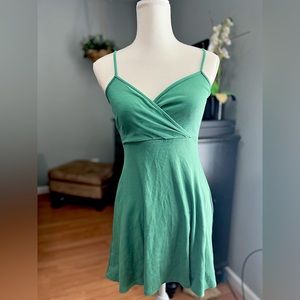 Green Wild Fable dress, shorter length but flowing skirt.